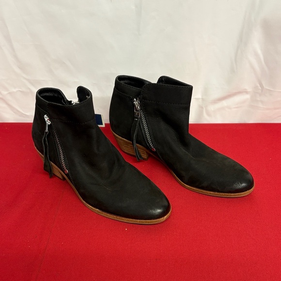 Sam Edelman Black Ankle Boots sz 4.5 - Picture 1 of 6